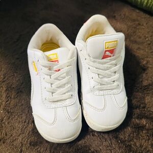 Puma Kids White Sneakers